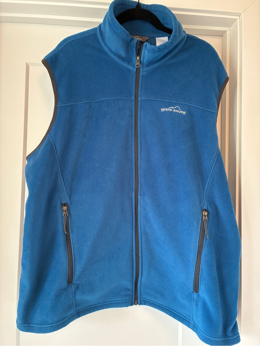 Eddie Bauer Blue Fleece Vest - Men's